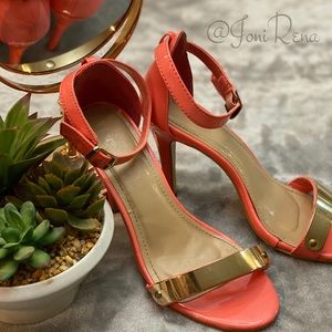 💐🌷 CORAL Color | Patent Leather | SIZE 7 🌷💐